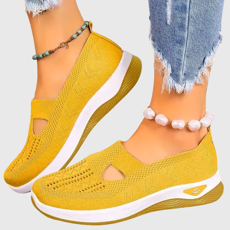 Women’s Orthopedic Slip-On Shoes – Easy Comfort Walking Shoes – Nicole
