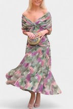 Women's Floral Maxi Dress – Elegant Occasion Dress – Seraphina