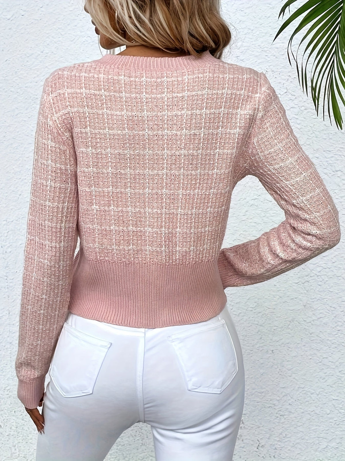 Women's Cropped Cardigan – Tailored Short Sleeve Cardigan