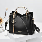 Women's Luxury Faux Leather Bag – Elegant Shoulder Bag – Lillian