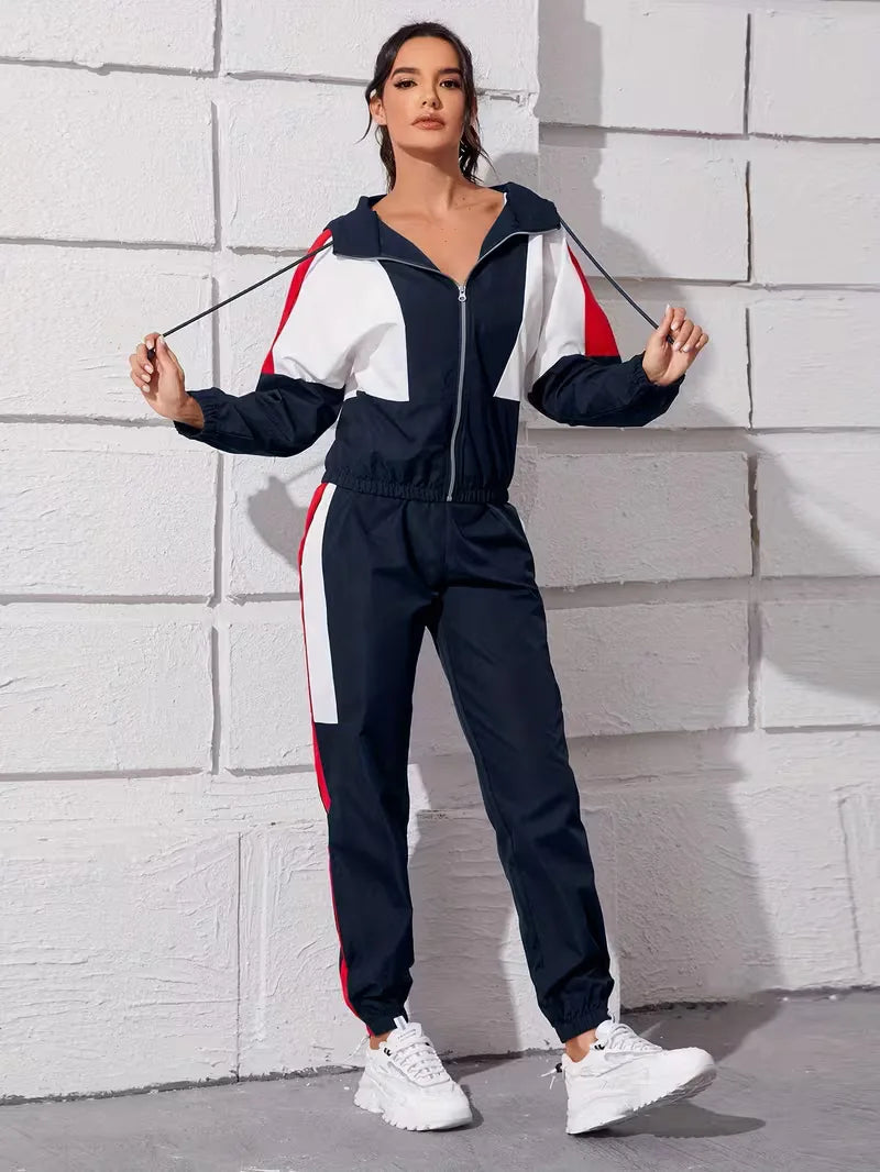 Women's Zip-Up Lounge Set – Hooded Legging Co-Ord