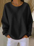 Women's Textured Knit Sweater – Relaxed Everyday Pullover