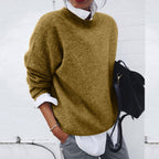 Women's Elegant Knit Sweater – Casual Knit Sweater – Celine