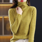 Women's Turtleneck Sweater – Soft Roll Neck Winter Sweater