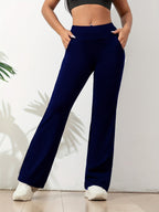 Women's Flare Yoga Pants – High Waist Stretch Pocket Workout Pants