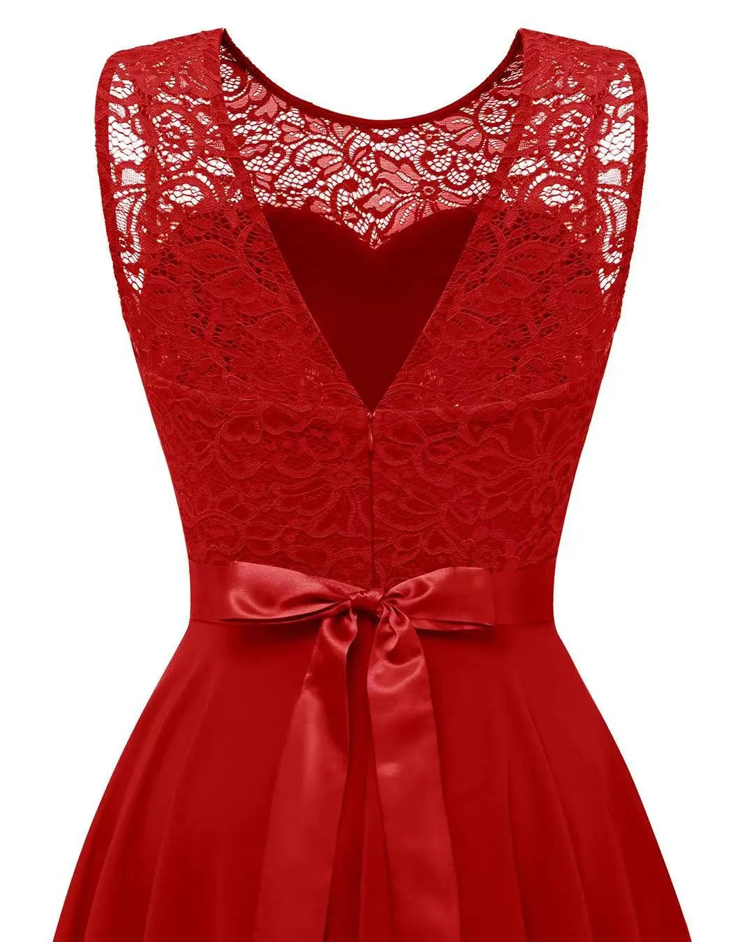 Women's Wedding Guest High-Low Dress – Flowy Asymmetrical Occasion Dress