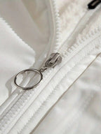 Women's Fleece Lined Jacket – Hooded Winter Zip-Up Jacket
