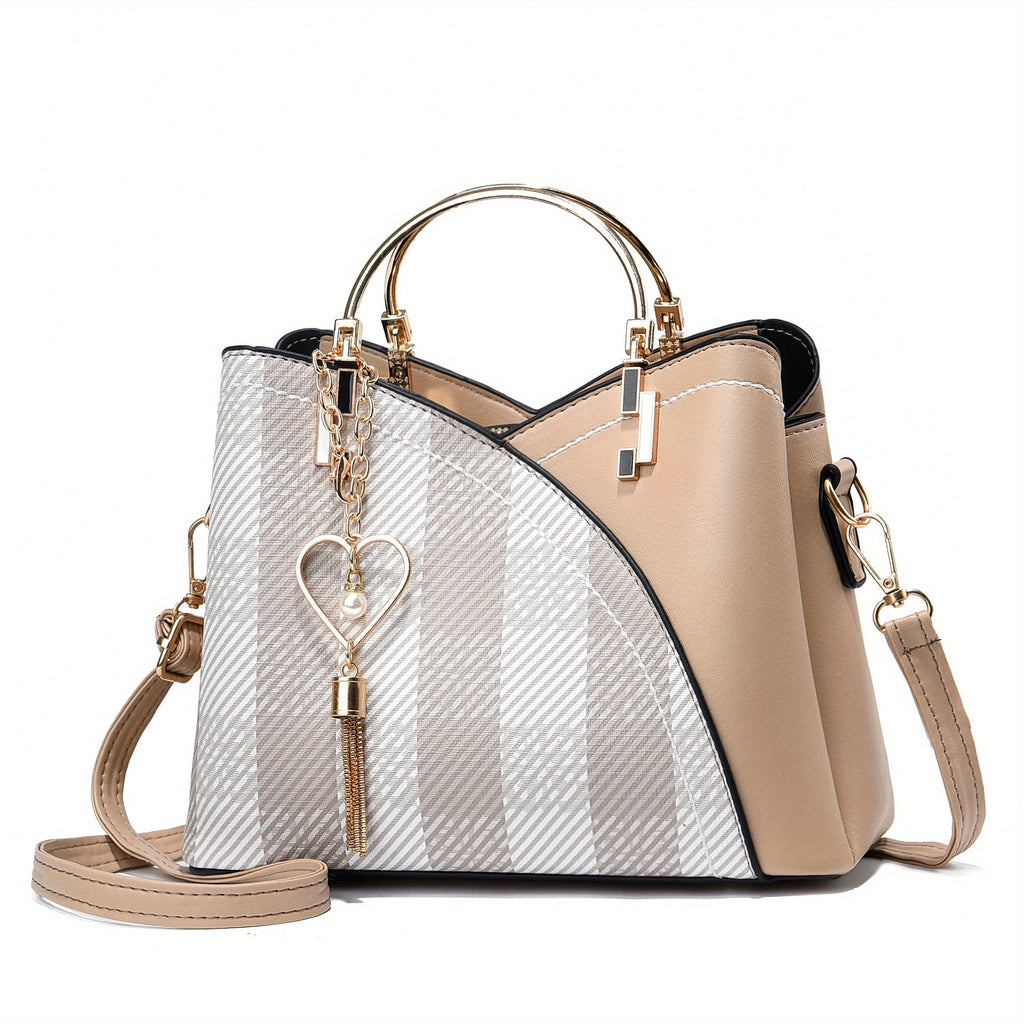 Women's Luxury Faux Leather Bag – Elegant Shoulder Bag – Lillian