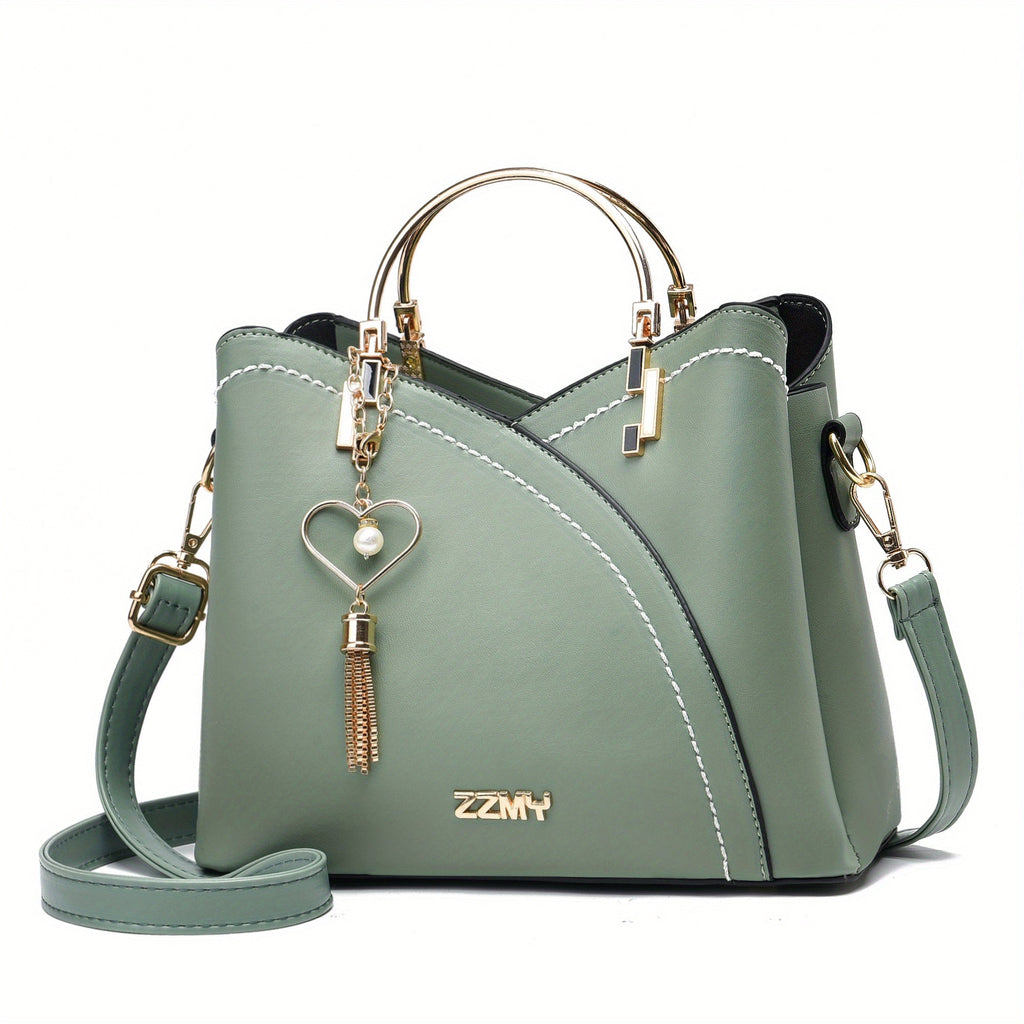 Women's Luxury Faux Leather Bag – Elegant Shoulder Bag – Lillian