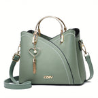 Women's Luxury Faux Leather Bag – Elegant Shoulder Bag – Lillian