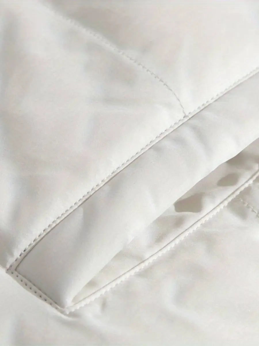 Women's Fleece Lined Jacket – Hooded Winter Zip-Up Jacket