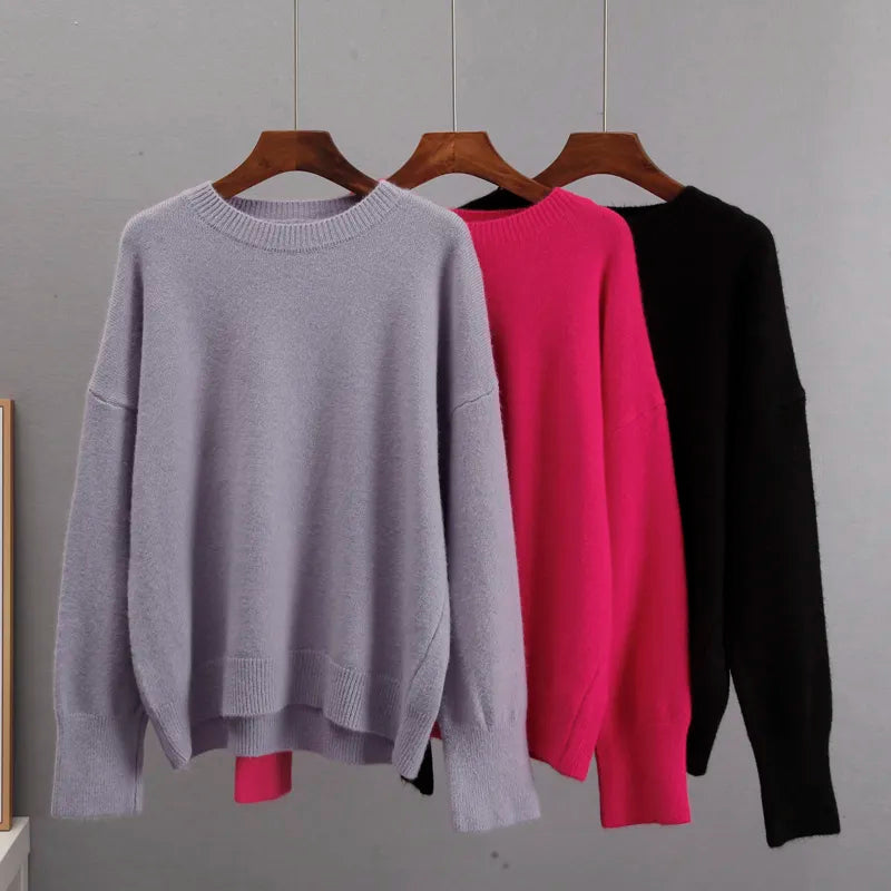 Women's Oversized Sweater – Relaxed Fit Winter Sweater