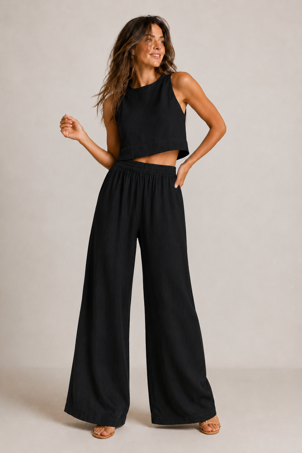 Women's Relaxed Two-Piece Set – Casual Lounge Set