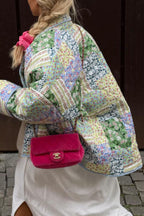 Women's Floral Cardigan – Open Front Pocket Long Sleeve Cardigan