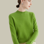 Women's Fitted Turtleneck Sweater – Roll Neck Winter Sweater