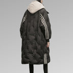 Women's Long Puffer Jacket – Full-Length Quilted Winter Jacket