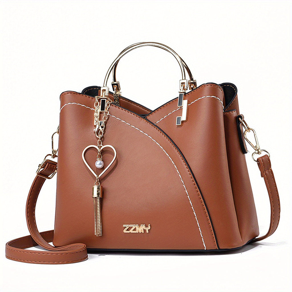 Women's Luxury Faux Leather Bag – Elegant Shoulder Bag – Lillian