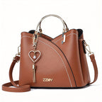 Women's Luxury Faux Leather Bag – Elegant Shoulder Bag – Lillian
