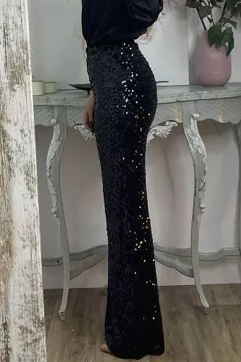 Women's Sequin Pants – Sparkly Evening Pants