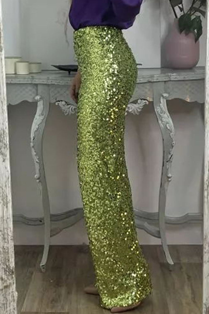 Women's Sequin Pants – Sparkly Evening Pants