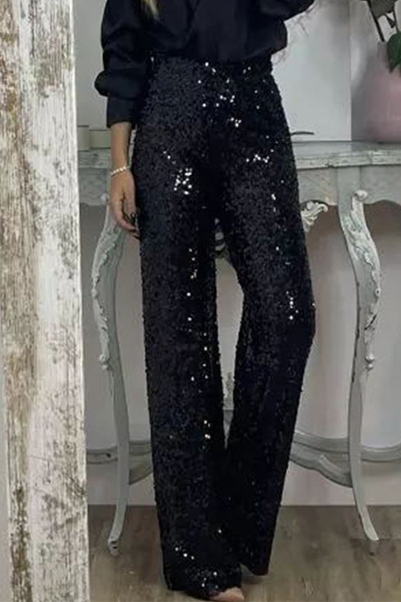 Women's Sequin Pants – Sparkly Evening Pants