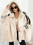 Women's Hooded Winter Coat – Padded Longline Cold Weather Coat