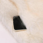 Women's Oversized Faux Fur Coat – Fluffy Winter Statement Jacket