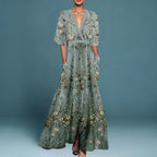 Women's Floral Maxi Dress – Occasion Summer Dress – Everly