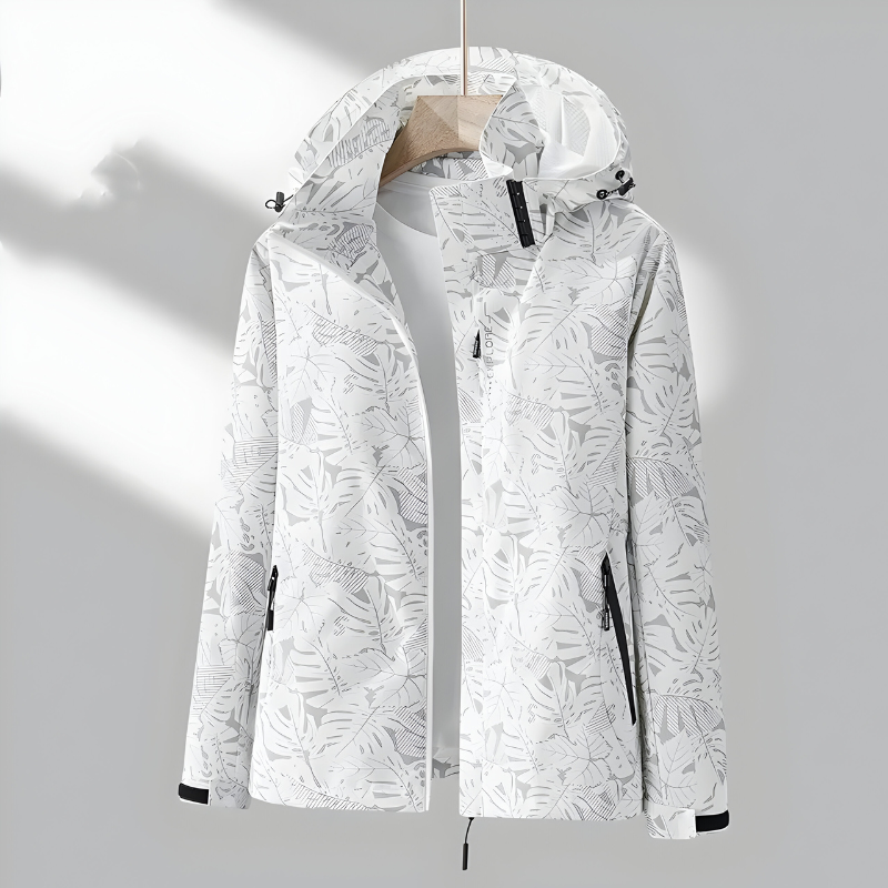 Women's Hooded Windbreaker Jacket – Lightweight Outdoor Jacket