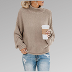 Women's Relaxed Knit Sweater – Soft Winter Sweater
