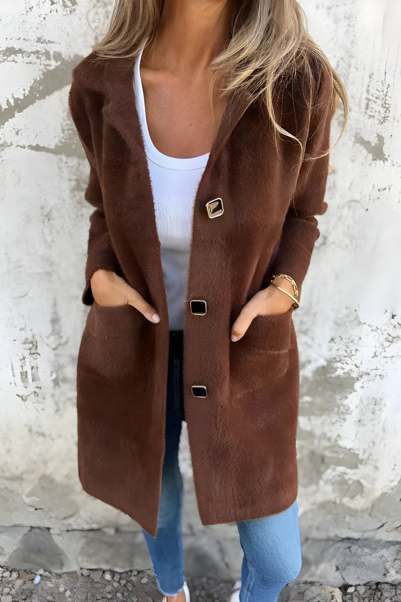 Women's Thick Autumn Coat – Soft Tailored Cold Weather Coat