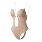 Women's Low Back Shaping Bodysuit – Built-In Support Contour Bodysuit