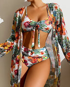 Juanita | Tropical Print Bikini Set