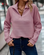 Women's Casual Pullover Sweater – Relaxed Long Sleeve Sweater
