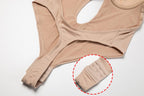 Women's Low Back Shaping Bodysuit – Built-In Support Contour Bodysuit