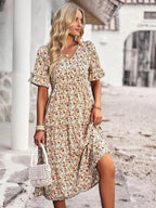 Women's Summer Dress – Casual Short Sleeve Dress – Layla
