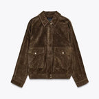 Women's Oversized Western Jacket – Fringe Detail Vintage Jacket