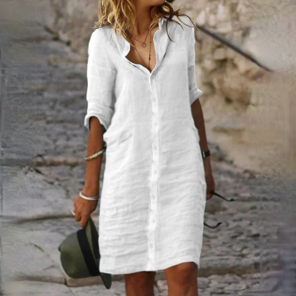 Women's Relaxed Everyday Dress – Casual Summer Dress