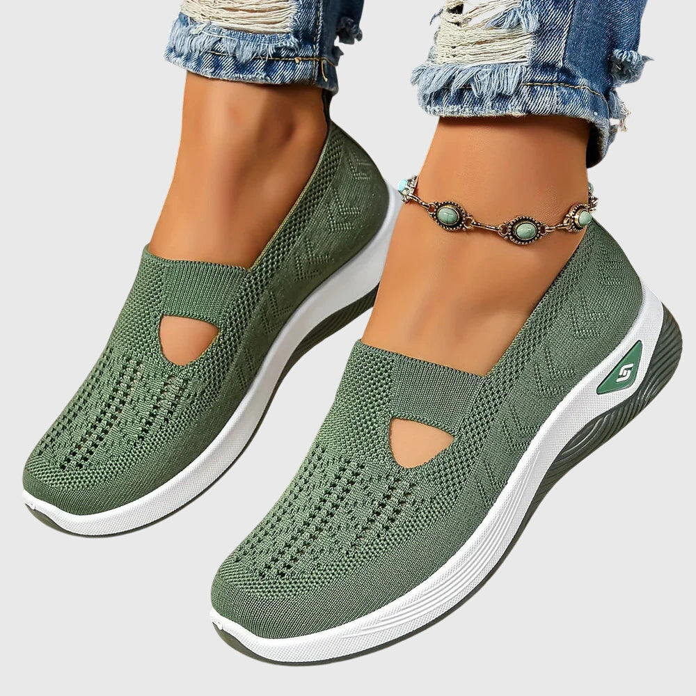 Women’s Orthopedic Slip-On Shoes – Easy Comfort Walking Shoes – Nicole