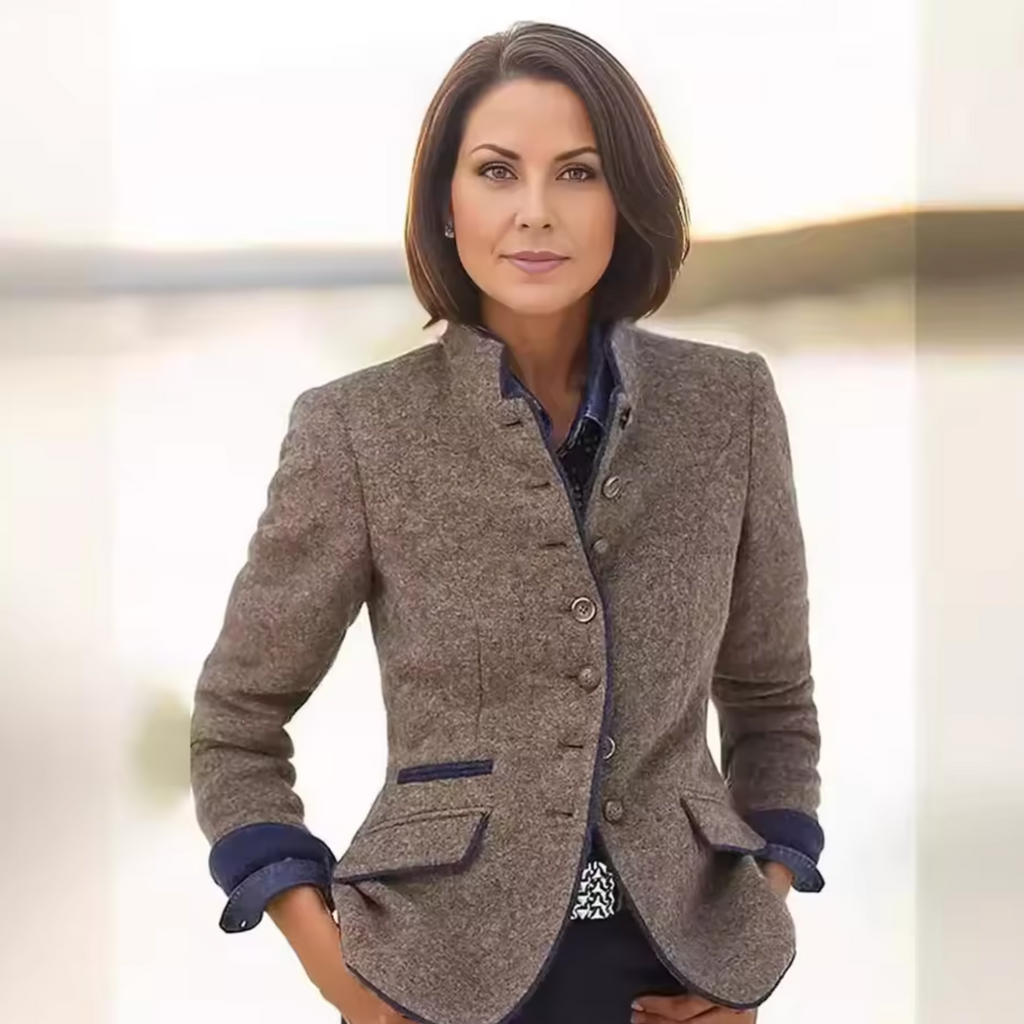 Women's Tailored Jacket – Classic Blazer Jacket – Elaine