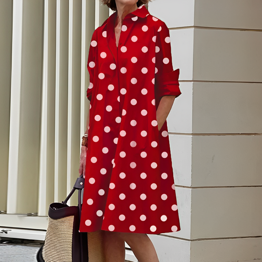 Women's Casual Midi Dress – Lightweight Summer Dress – Agnes