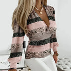 Women's Puff Sleeve Bow Blouse – Feminine Bow Detail Blouse