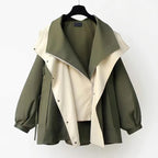 Women's Lightweight Hooded Jacket – Longline Transitional Coat