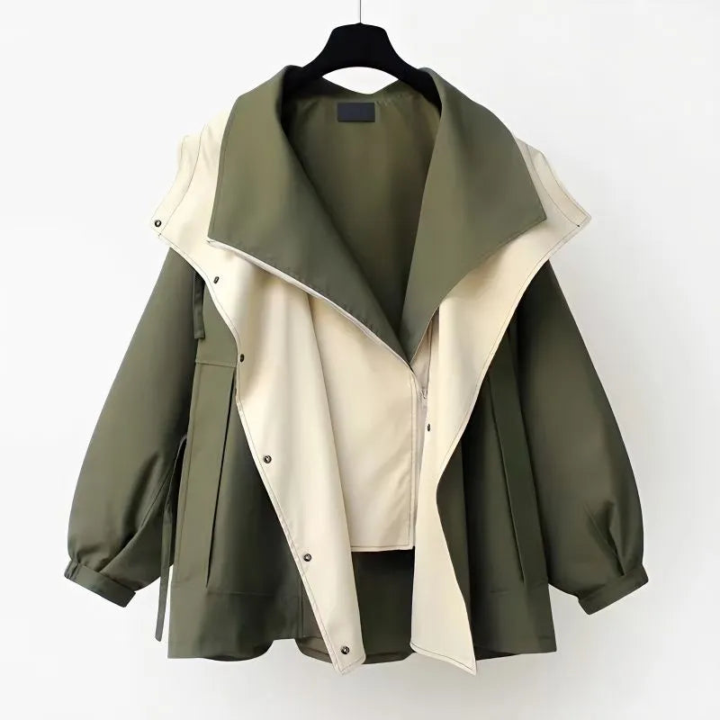 Women's Lightweight Hooded Jacket – Longline Transitional Coat