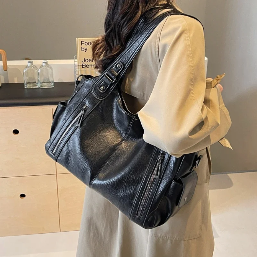 Women's Casual Shoulder Bag – Stylish Everyday Shoulder Bag – Amber