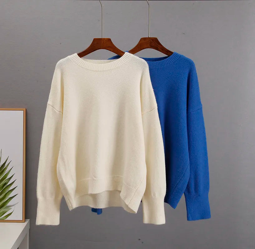 Women's Oversized Sweater – Relaxed Fit Winter Sweater
