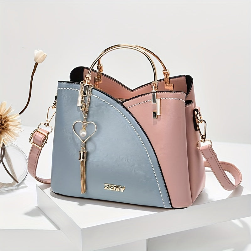 Women's Luxury Faux Leather Bag – Elegant Shoulder Bag – Lillian