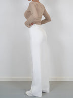 Women's Relaxed Wide Leg Pants – High Rise Casual Pants