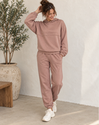 Women's Oversized Hoodie Jogger Set – High Waist Casual Tracksuit Set