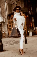 Women's Turtleneck Sweater – Fitted Long Sleeve Knit Sweater